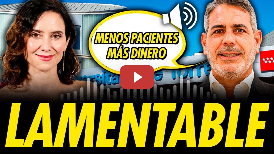 Embedded thumbnail for ESCÁNDALO SANITARIO EN MADRID: EL CEO DE HOSPITAL PRIVADO PIDE RECHAZAR PACIENTES