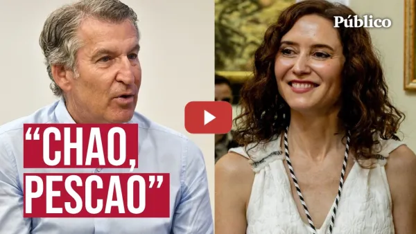 Embedded thumbnail for FEIJÓO pide explicaciones y AYUSO dice "chao, pescao'" al escándalo del ático