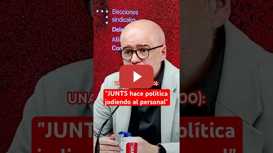 Embedded thumbnail for 🔴UNAI SORDO: &quot;Junts hace #política jodiendo al personal&quot; #shorts #catalunya