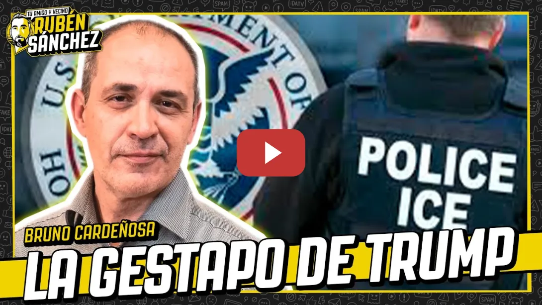Embedded thumbnail for Bruno Cardeñosa: "ICE es la GESTAPO de TRUMP"