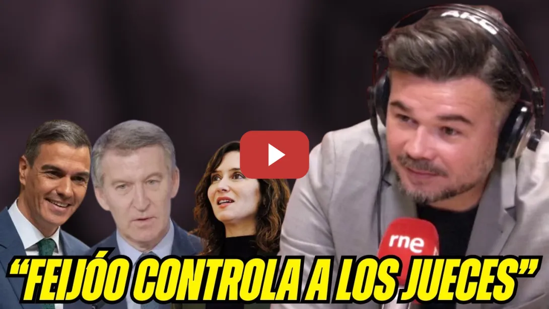Embedded thumbnail for RUFIÁN REPARTIENDO: JUECES, FEIJÓO, CLOACAS y la MAFIA. &quot;HABRÁ MOCIÓN de CENSURA APOYADA por JUNTS&quot;