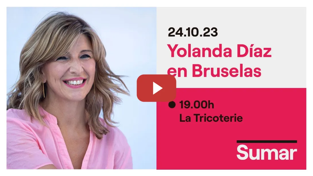 Embedded thumbnail for Yolanda Díaz en Bruselas