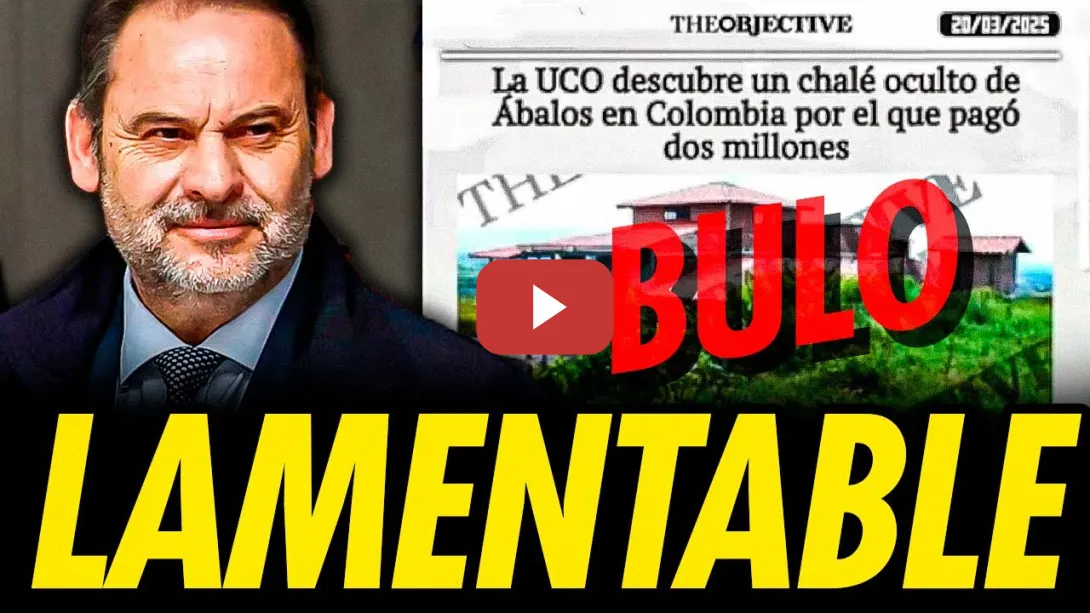 Embedded thumbnail for ¡LAMENTABLE! LA UCO SE INVENTA UN BULO CONTRA ÁBALOS Y LOS MEDIOS DE DERECHA LO DIFUNDEN