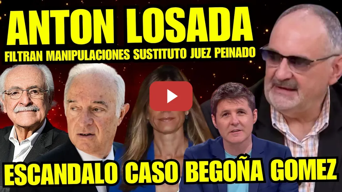 Embedded thumbnail for ¡ZASCA! ANTON LOSADA DESTROZA A LA NUEVA COPIA DEL JUEZ PEINADO "MANIPULAN EL SUPREMO Y POLICIA"