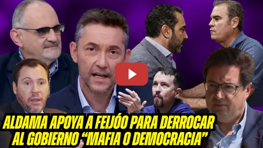 Embedded thumbnail for ALDAMA APOYA a FEIJÓO para DERROCAR a SÁNCHEZ. UCO PATRIÓTICA. IGLESIAS, PUENTE, LÓPEZ y LOSADA!