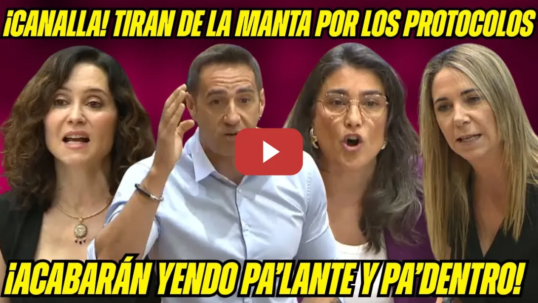 Embedded thumbnail for &quot;MAFIA o DEMOCRACIA&quot; REVIENTAN el NUMERITO del PP ¡AYUSO es el CAPO! DELGADO, ESPINAR y BERGEROT!