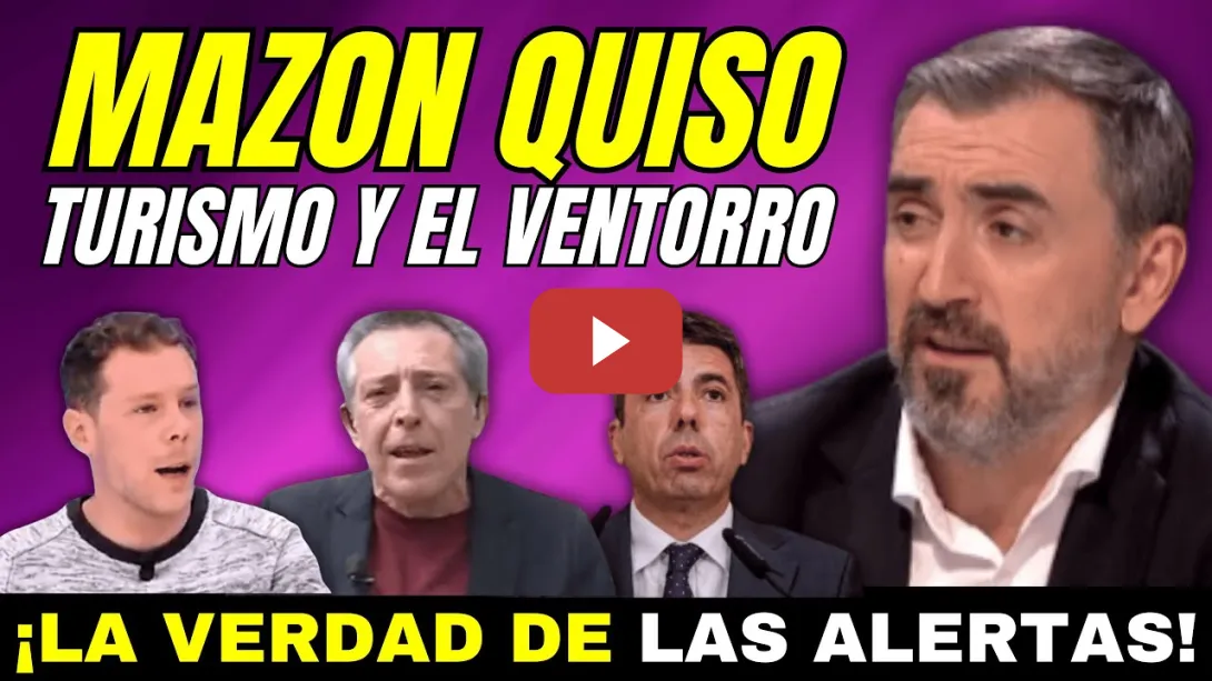 Embedded thumbnail for ¡BOOM!, MAZÓN NO ACTIVÓ LA ALERTA , ELIGIÓ EL VENTORRO Y SALVAR EL TURISMO ANTES QUE LAS VIDAS