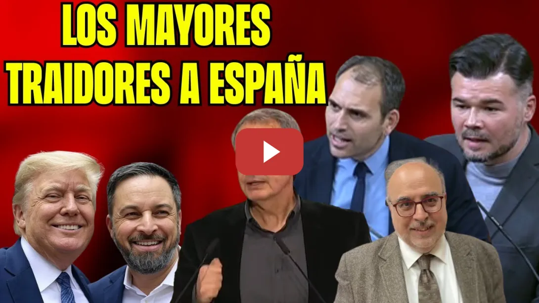 Embedded thumbnail for PATRIOTISMO de HOJALATA. ABASCAL se pone CHULO. ESTAFA PIRAMIDAL ¡¡LIQUIDAN a VOX x APOYAR a TRUMP!!