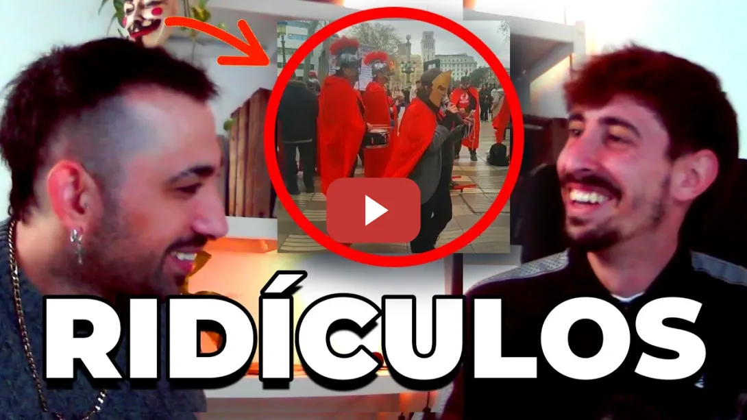 Embedded thumbnail for Reaccionando a la absurda manifestación de fachas vestidos de espartanos junto a Álex El Zurdo