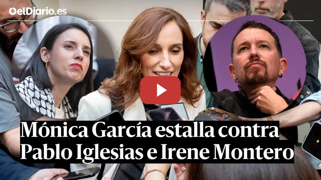 Embedded thumbnail for MÓNICA GARCÍA estalla contra PABLO IGLESIAS e IRENE MONTERO: &quot;Estamos hartos de lecciones&quot;