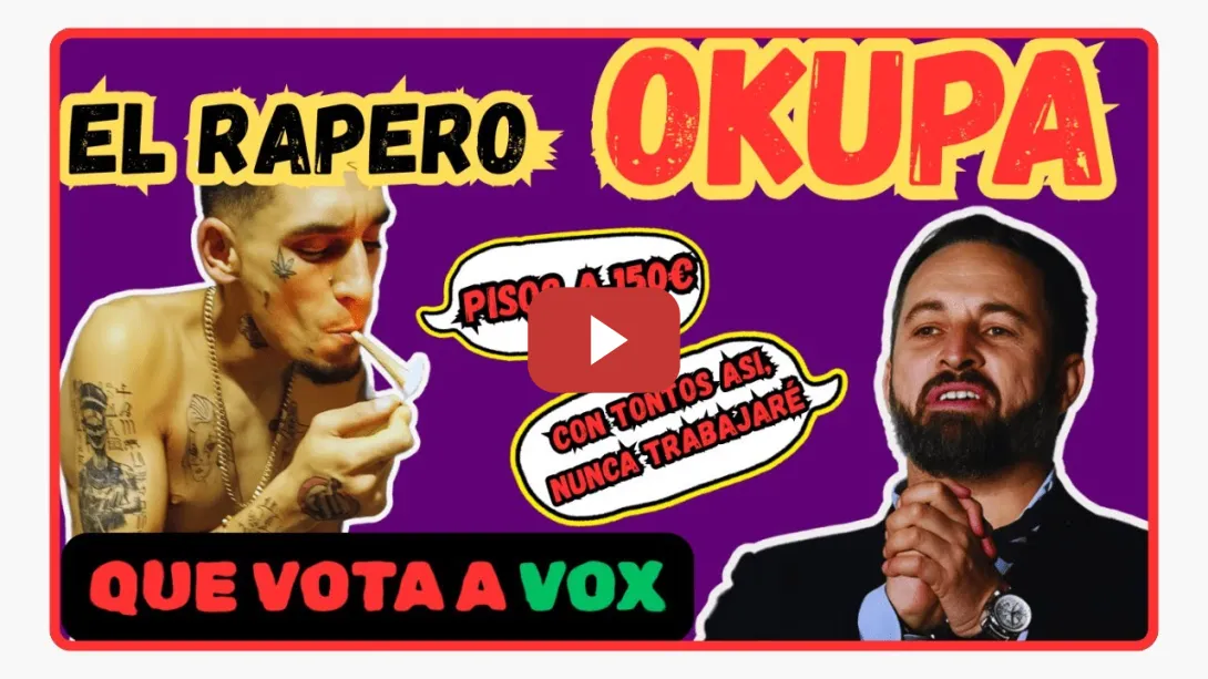 Embedded thumbnail for 🔴 El RAPERO OKUPA que VOTA a VOX 😱 | ¡Podemos no da crédito! 🏚️🔥