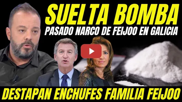 Embedded thumbnail for ANTONIO MAESTRE SUELTA BOMBA PASADO NARCO DE FEIJÓO Y DESTAPAN RED ENCHUFE FAMILIAR