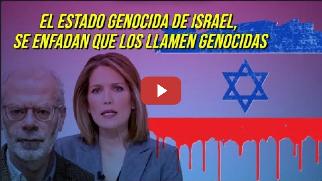 Embedded thumbnail for El Estado Genocida de Israel, se enfadan que los llamen Genocidas