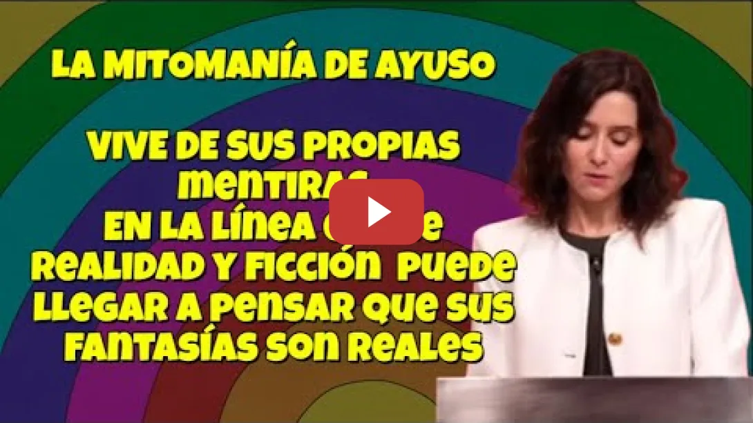 Embedded thumbnail for 8 minutos desmontando las mentiras de Ayuso sobre "su Gestión"