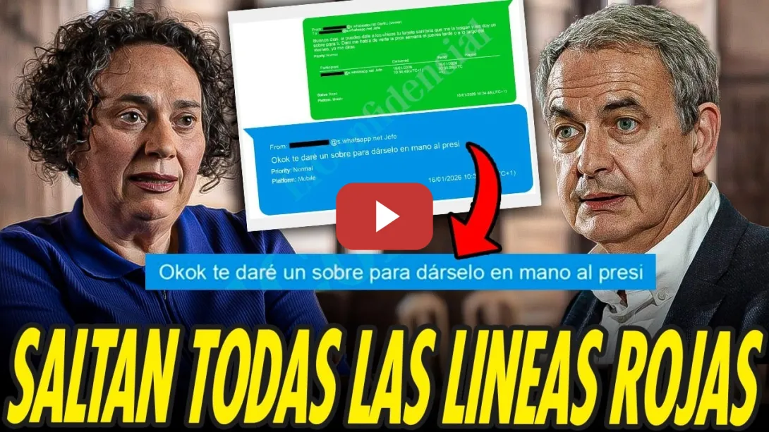 Embedded thumbnail for FILTRAN LAS AGENDAS Y COVERSACIONES DE ZAPATERO Y SU SECRETARIA