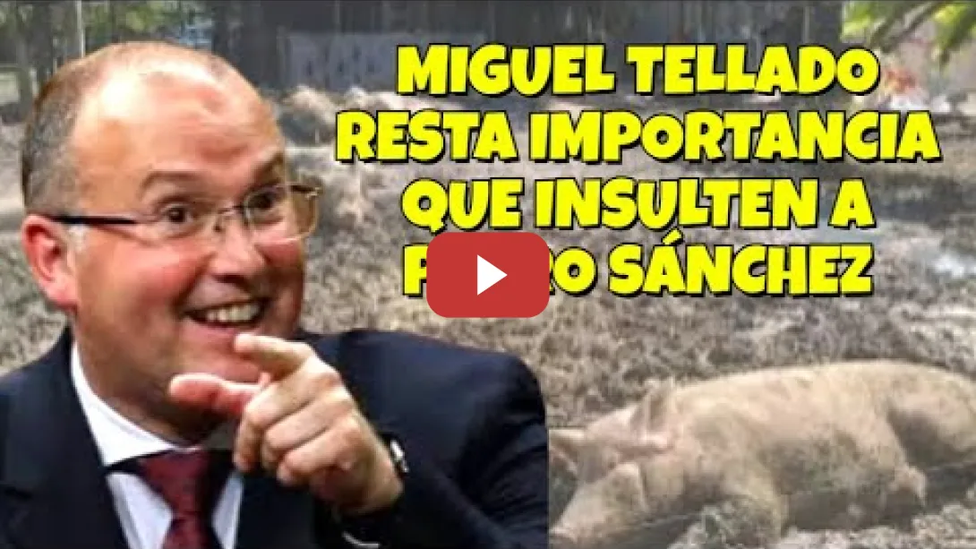 Embedded thumbnail for Miguel Tellado resta importancia que insulten al Presidente del Gobierno