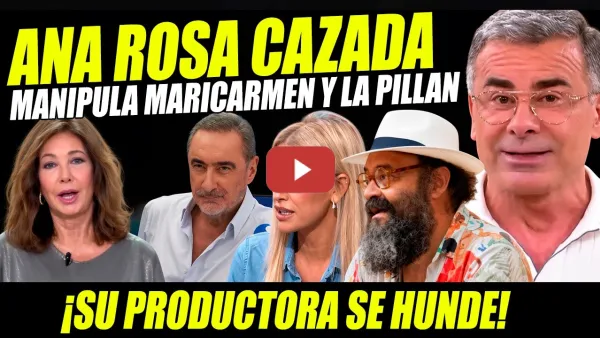 Embedded thumbnail for ANA ROSA CAZADA MANIPULANDO. CARLOS HERRERA ACOJONADO. LECCIÓN DE JJ VÁQUEZ, IGNATIUS Y CARRILLO
