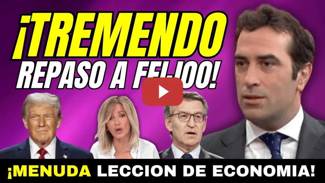 Embedded thumbnail for TREMENDO REPASO A SUSANA GRISO Y FEIJÓO DEL MINISTRO CARLOS CUERPO -  LECCIÓN DE ECONOMÍA