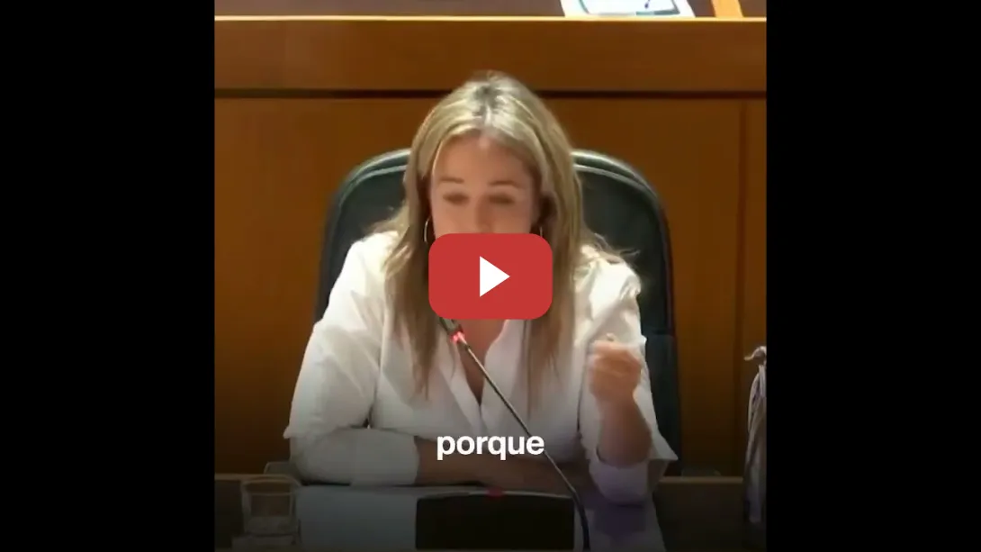 Embedded thumbnail for Esto de María Goikoetxea (PODEMOS) al fascista de VOX, en bucle