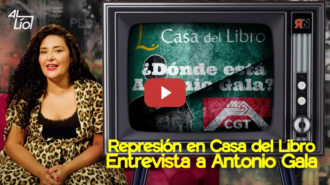 Embedded thumbnail for Represión en Casa del Libro. Entrevista a Antonio Gala | AL LÍO