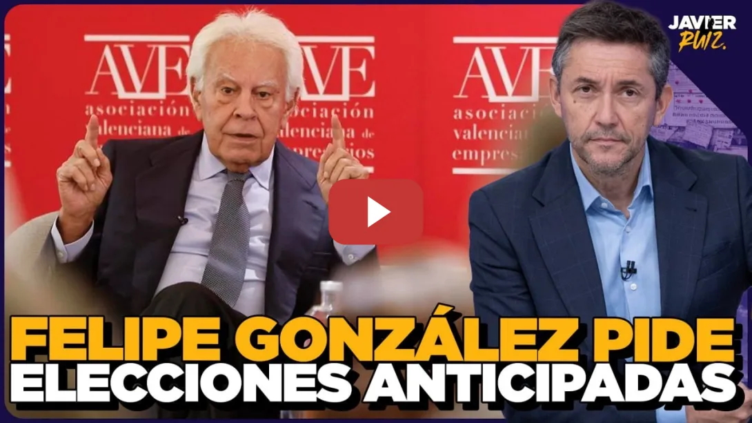 Embedded thumbnail for "No haría una moción de censura ahora porque dejaríamos de hablar de ESTO" | FELIPE GONZÁLEZ