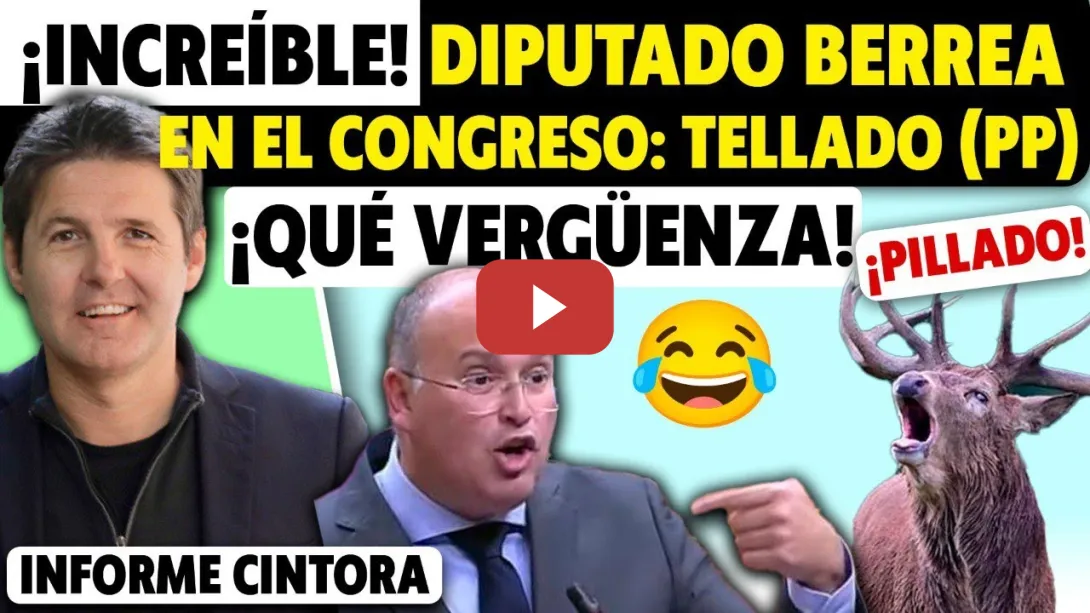 Embedded thumbnail for LO NUNCA VISTO: TELLADO (PP) BERREA EN EL CONGRESO. DESEAN A JUNTS Y BULOS CON FRANCO