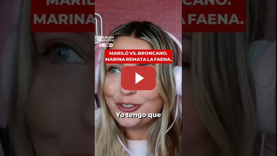Embedded thumbnail for Mariló VS Broncano. Marina Lobo remata la faena.