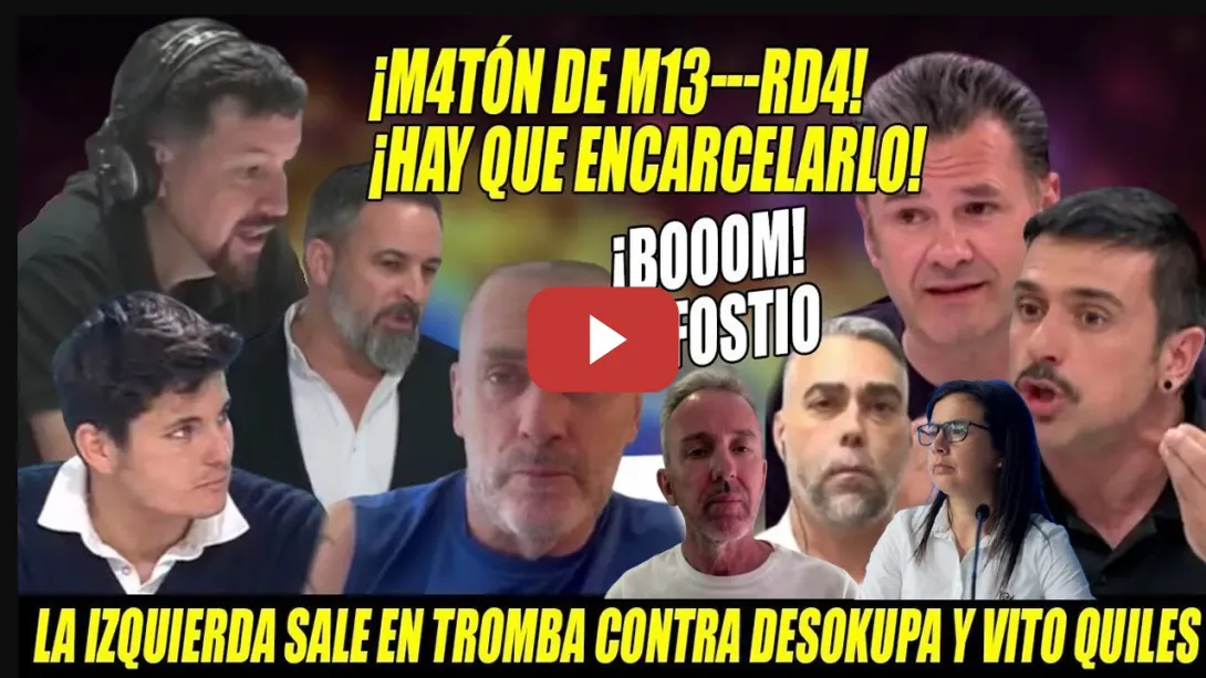 Embedded thumbnail for SOCIÓLOGO DESTROZA al &quot;MA-TÓN&quot; de DESOKUPA y Vito Quiles💥La IZQUIERDA SALE en TROMBA y los MACHACA