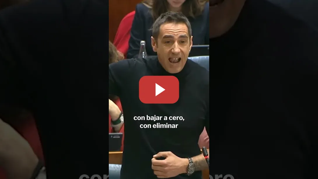 Embedded thumbnail for Emilio Delgado, de Más Madrid, compara al Gobierno de Isabel Díaz Ayuso con el de Margaret Thatcher