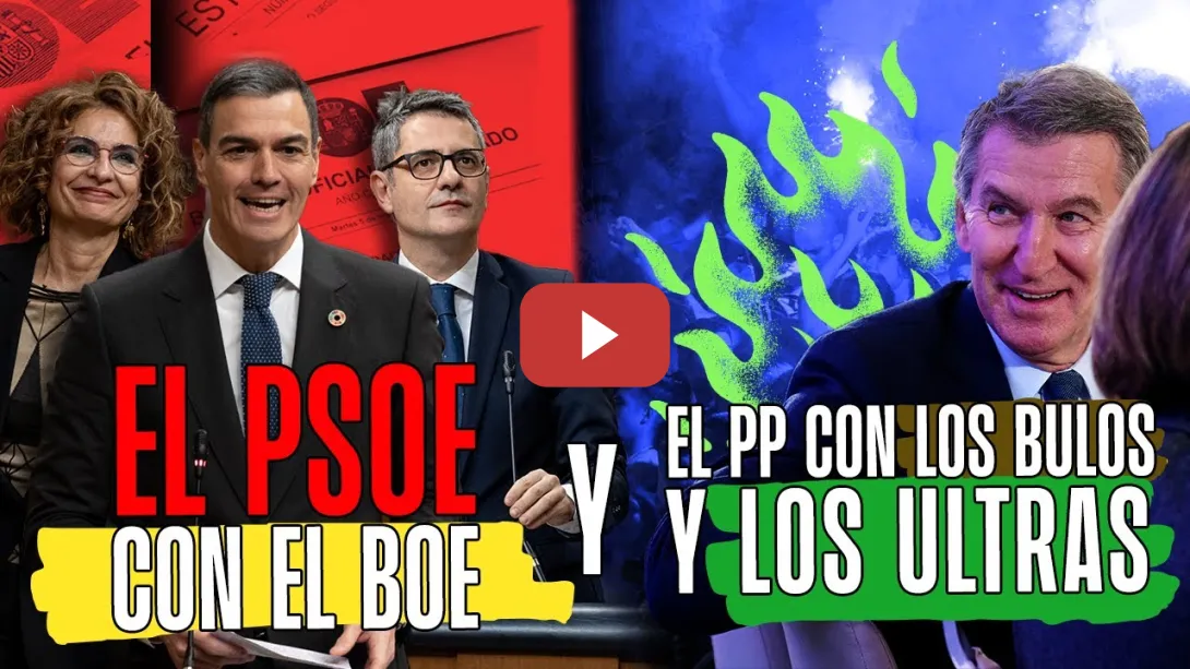 Embedded thumbnail for PSOE / PEDRO SÁNCHEZ, MARÍA JESÚS MONTERO Y FÉLIX BOLAÑOS. RESUMEN DE HOY EN EL CONGRESO ▶️
