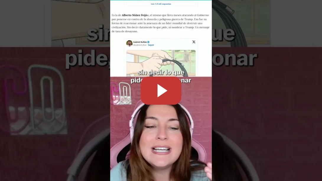 Embedded thumbnail for No hay nada más 'pan sin sal' que Feijóo,