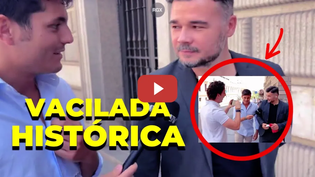Embedded thumbnail for Gabriel Rufián deja por los suelos a Vito Quiles en un nuevo encontronazo con el pseudoperiodista