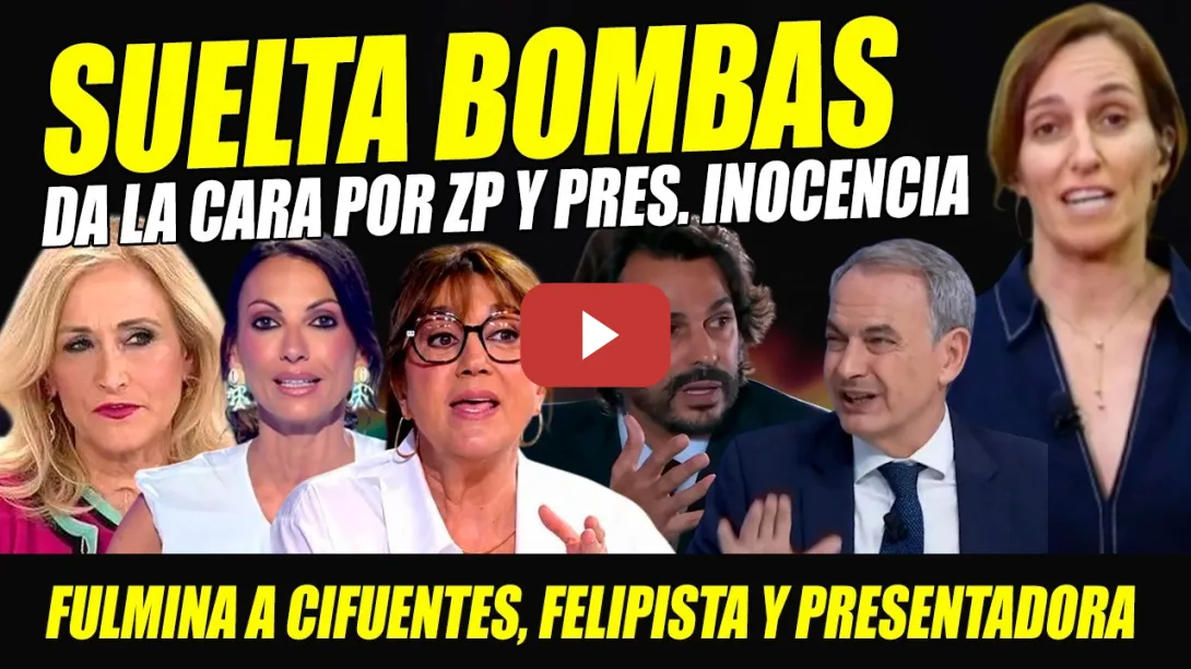 Embedded thumbnail for GARCÍA RIDICULIZA A CIFUENTES Y FELIPISTA ANTISANCHISTA DANDO CARA X ZAPATERO.PLACA CON ÁTICO AYUSO