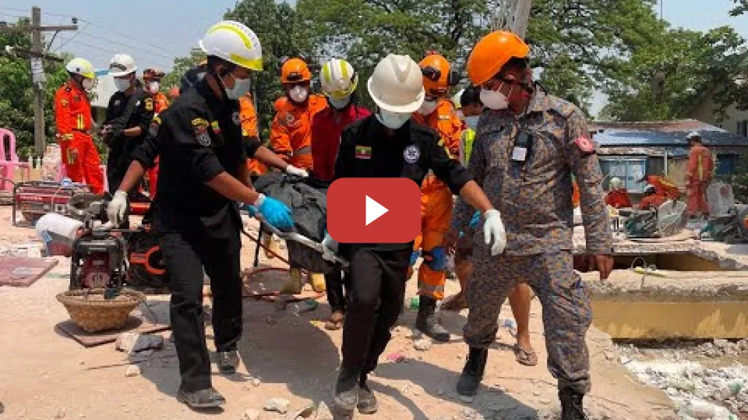 Embedded thumbnail for Las tareas de rescate entran en un periodo crítico en Myanmar