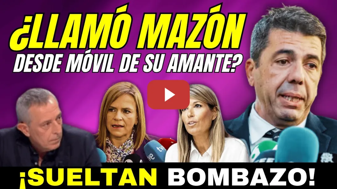 Embedded thumbnail for ¡ATENTO!, ¿LLAMÓ MAZÓN CON EL MÓVIL DE SU AMANTE (MARIBEL VILAPLANA) A PILAR BERNABÉ ?