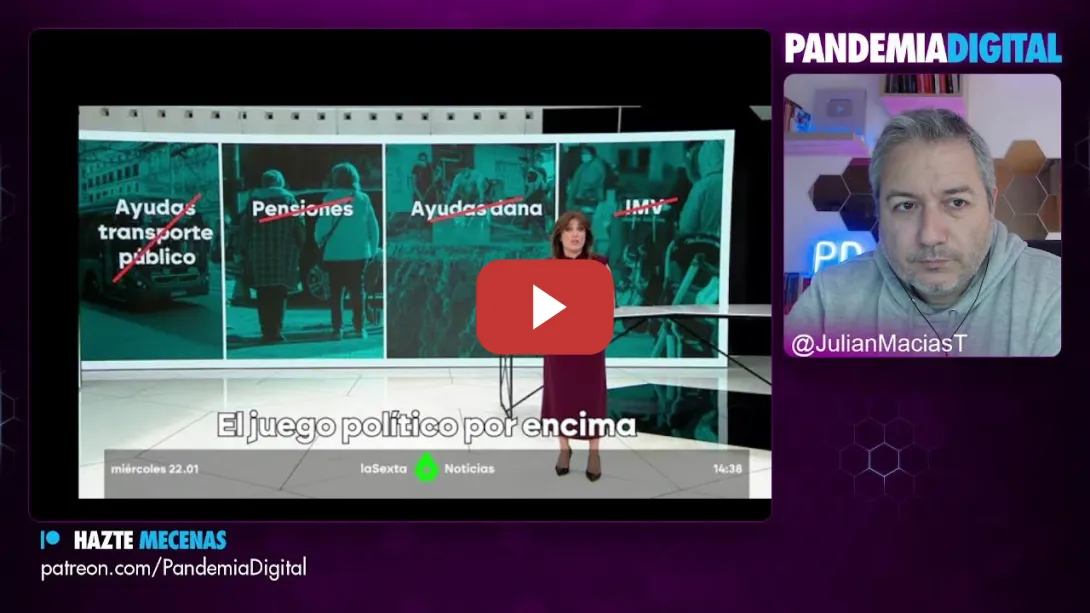 Embedded thumbnail for Ana Rosa a la mañana por baja audiencia. PP, VOX y Junts tiran subida pensiones. Milei denunciado