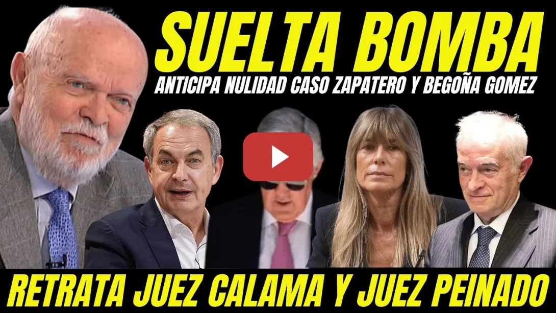 Embedded thumbnail for MARTÍN PALLÍN ACUSA AL JUEZ PEINADO Y AL JUEZ CALAMA DE IRREGULARIDAES CASO ZAPATERO Y BEGOÑA GÓMEZ