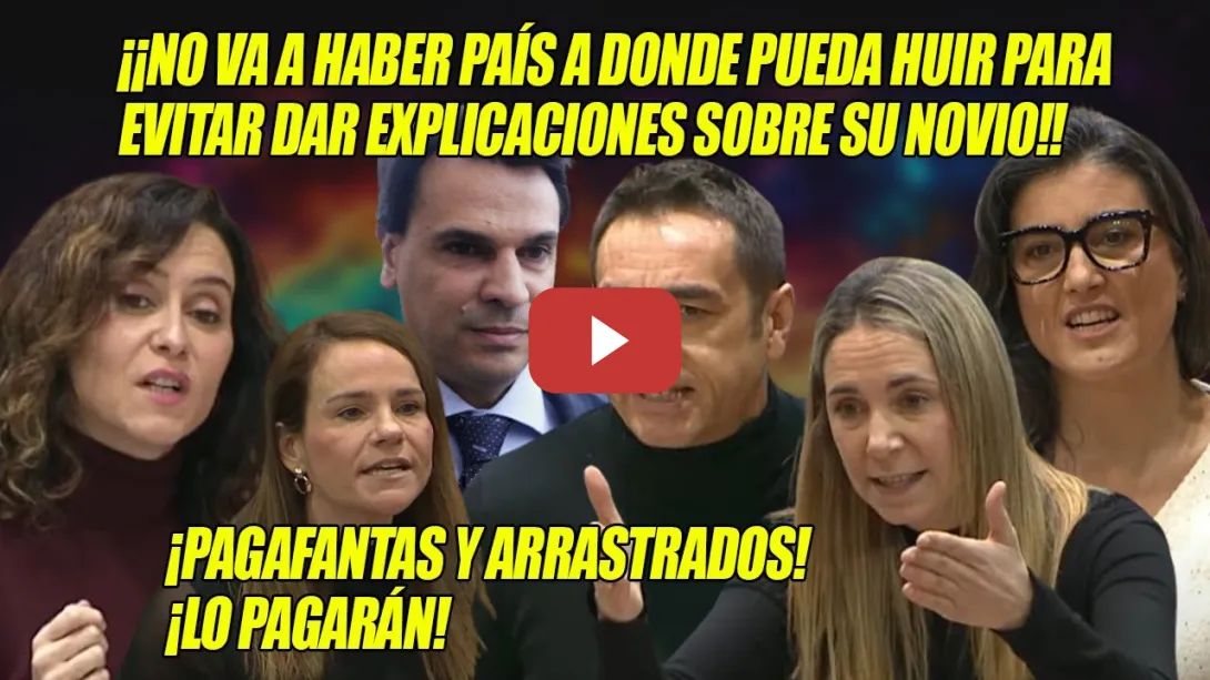 Embedded thumbnail for OJO al CASTAÑAZO a Ayuso 🔥¡NO SOLO VIVE con un DEFRAUDADOR, también con un CORRUPTO! Emilio Delgado