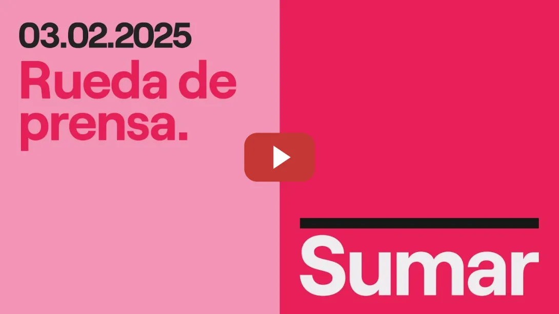 Embedded thumbnail for Rueda de prensa de Ernest Urtasun. 3 de febrero de 2025