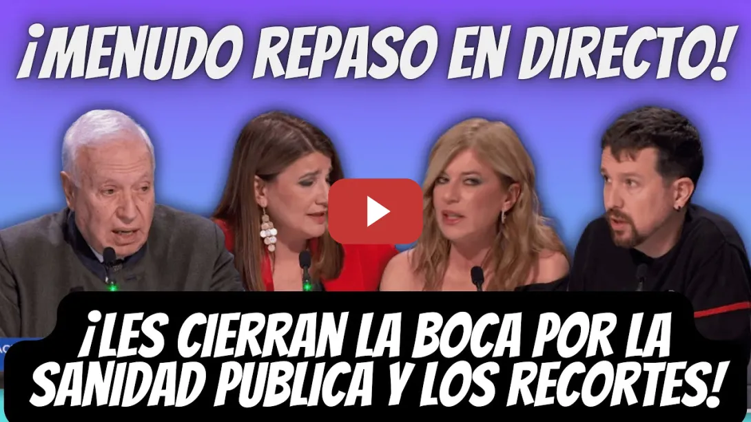 Embedded thumbnail for Pablo Iglesias y Esther Palomera DESTROZAN a María Claver y García Margallo por la SANIDAD PÚBLICA