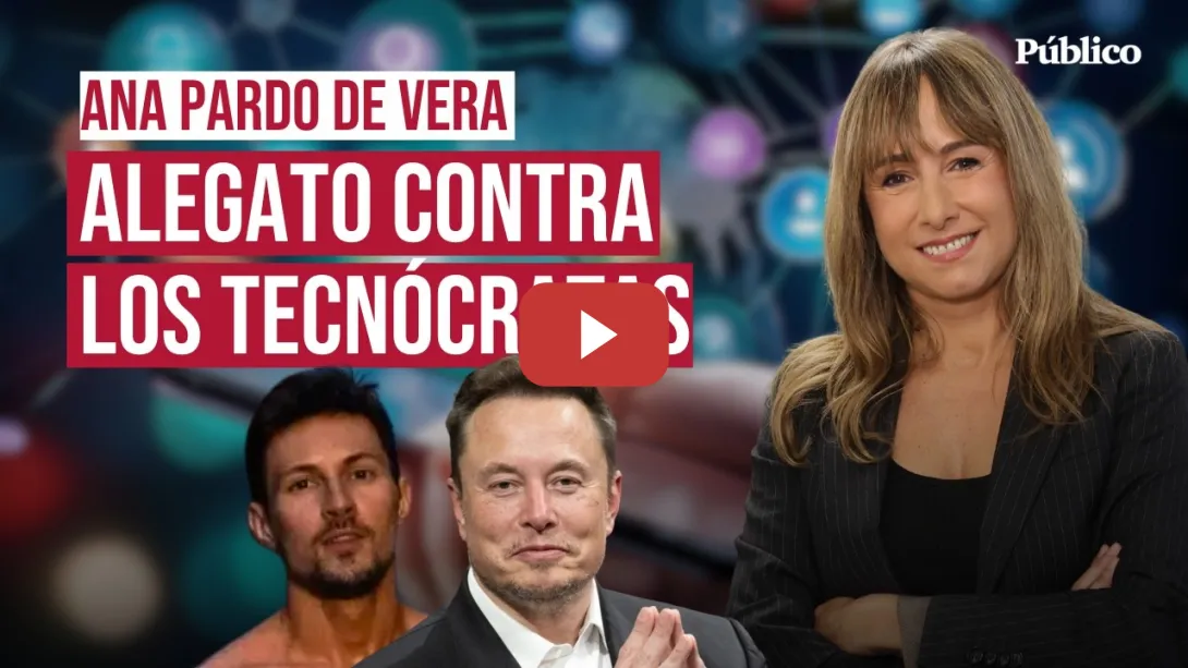 Embedded thumbnail for ANA PARDO DE VERA retrata a MUSK y DUROV: "Su manipulación a través de las redes es ilimitada"