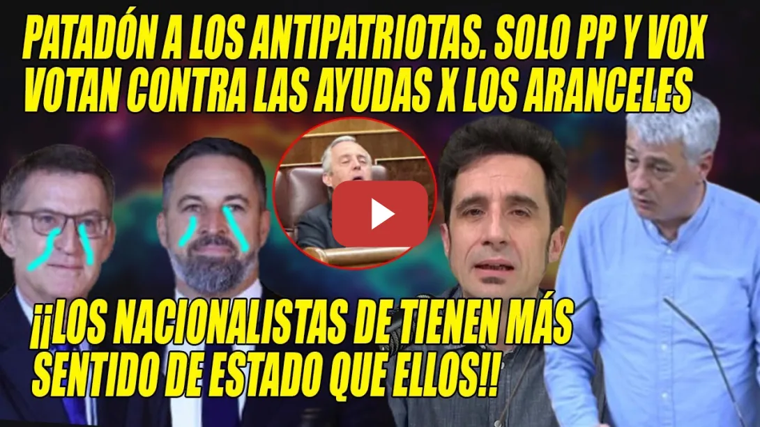 Embedded thumbnail for PATADÓN de Matute y Gallego a PP-Vox👏Los NACIONALISTAS dejan en RIDÍCULO a los ANTIPATRIOTAS