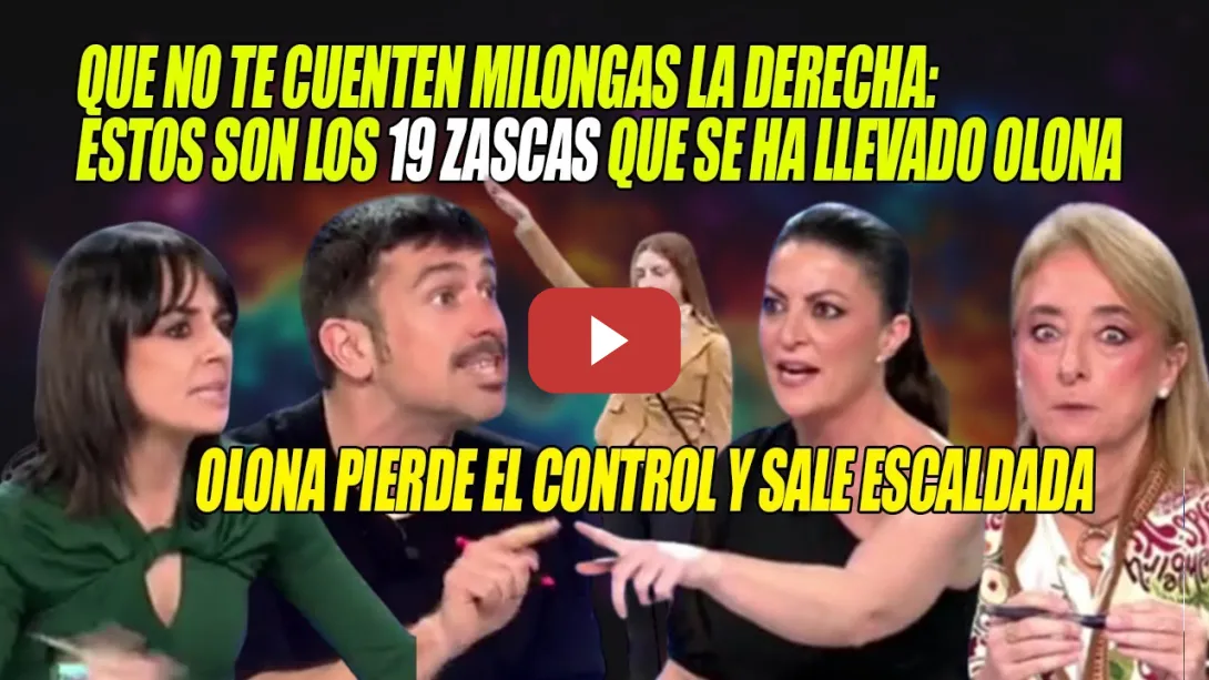 Embedded thumbnail for 19 ZASCAS se COME Macarena Olona FUERA de Control de Espinar🔥¡Piensa lo mismo, pero lo dice +fuerte!