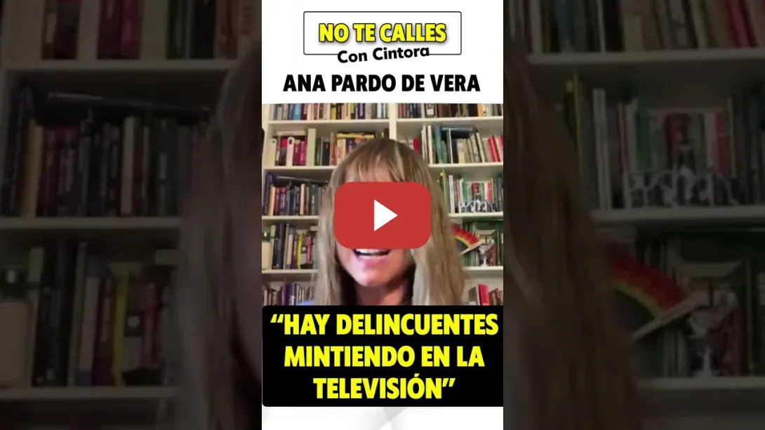 Embedded thumbnail for El sindicato del bulo… Según Ana Pardo de Vera #cintora #anapardodevera #periodismo #bulos