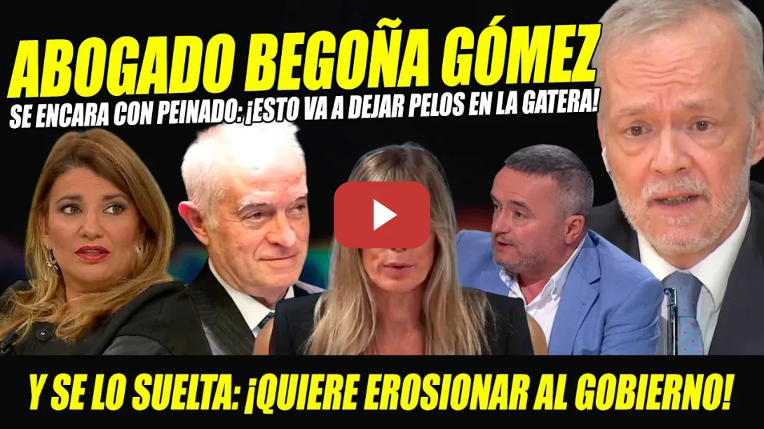 Embedded thumbnail for ABOGADO BEGOÑA GÓMEZ SE ENCARA CON EL JUEZ PEINADO Y LE SUELTA QUE "QUIERE EROSIONAR AL GOBIERNO"