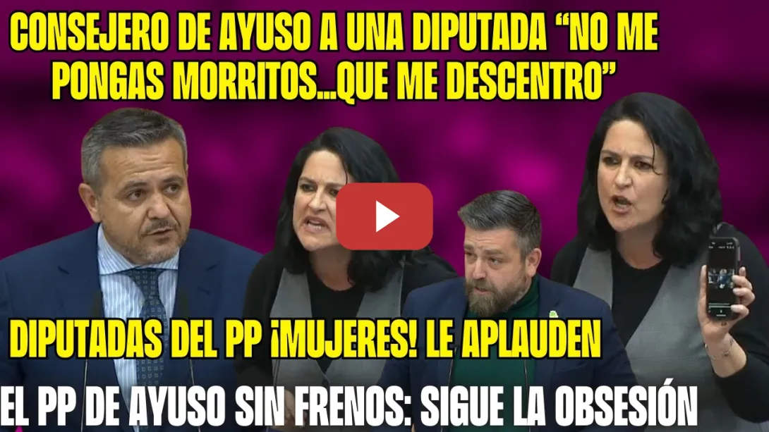 Embedded thumbnail for CONSEJERO PP &quot;No me PONGAS MORRITOS...&quot; a Escalante (Más Madrid) &quot;OKUPA ÁTICO es AYUSO&quot; 🔥OBSESIÓN