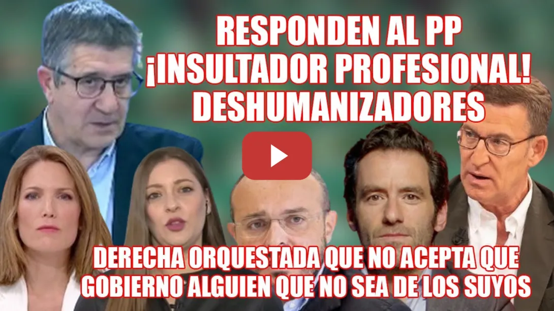 Embedded thumbnail for SUBLIME Patxi López DESTROZANDO a Feijóo y LACAYOS💥¡M4CHIST4, INSULTADOR PROFESIONAL, FANGO, ODIO!