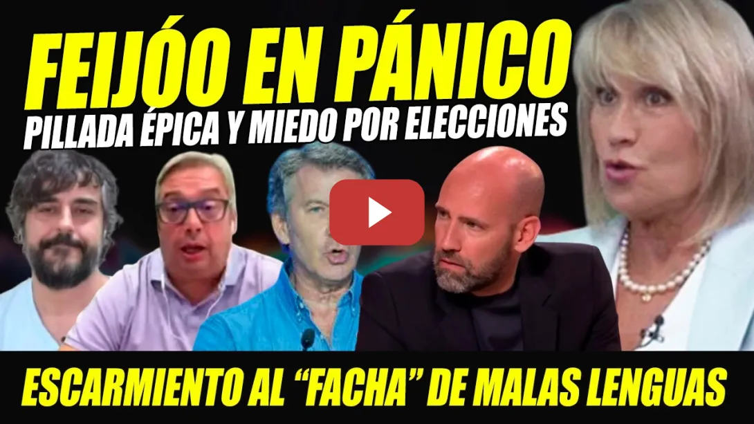 Embedded thumbnail for FEIJÓO PILLADO Y ACOJONADO POR NO GOBERNAR. JULIA OTERO Y MIRÓ DESTROZAN BULOS BAJAS Y A FACHA SIMÓN