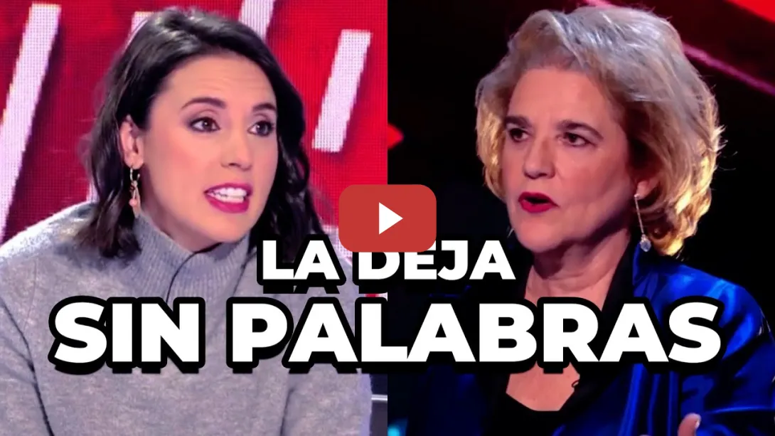 Embedded thumbnail for Irene Montero deja por los suelos a la sion*sta Pilar Rahola en el programa de Risto Mejide
