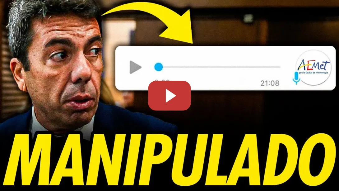 Embedded thumbnail for ESCÁNDALO MEDIÁTICO: MAZÓN Y EL AUDIO MANIPULADO CONTRA LA AEMET